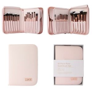 Luxie 30 Piece Brush Set in Signature Rose Gold